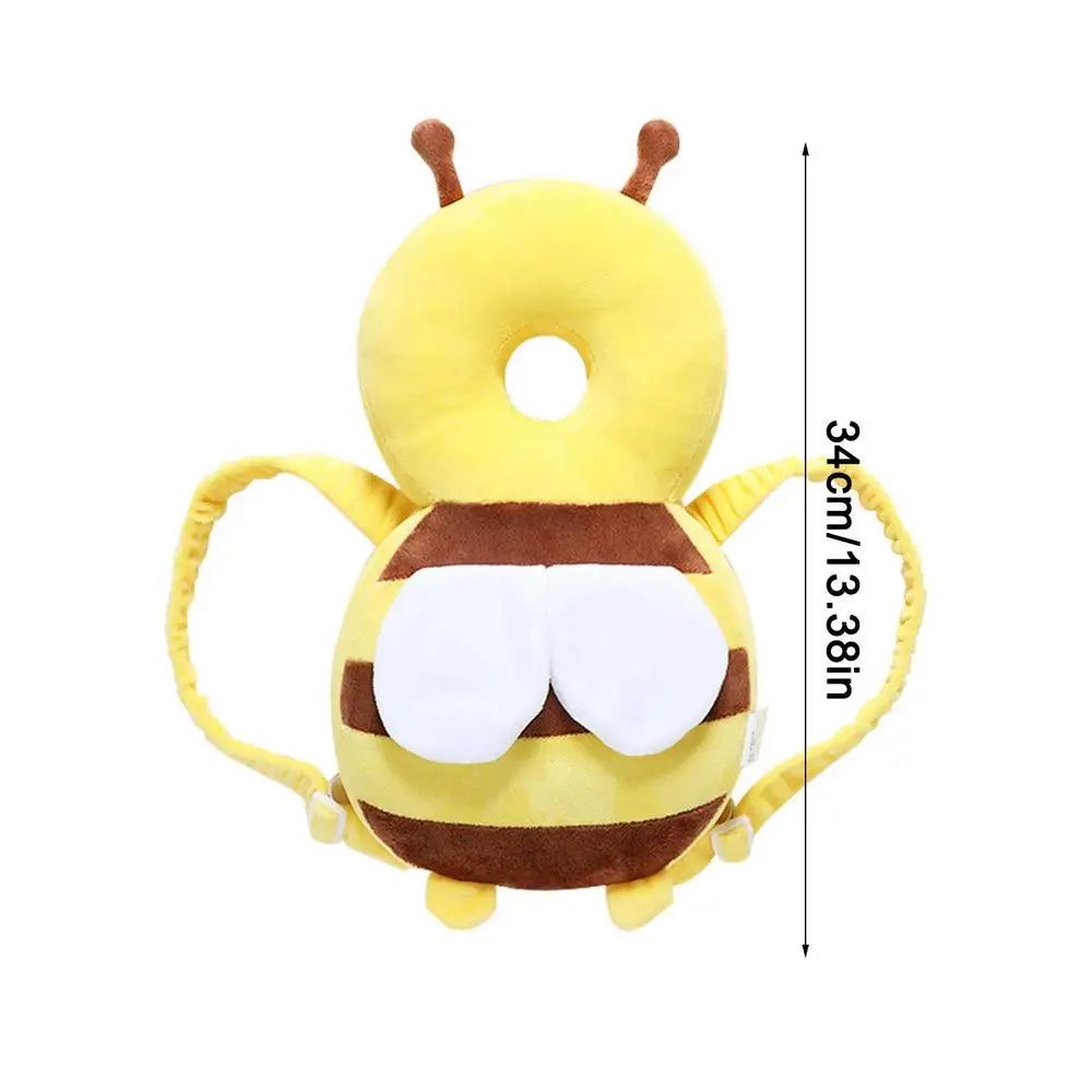 Adjustable Little Bee Baby Head Protection Pillow - Breathable anti Fall Hat Suitable for Young Children'S Head Protection
