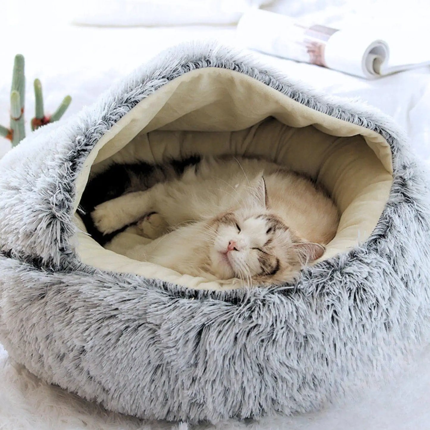 Cozy Faux Fur Pet Nest - BTL Brands