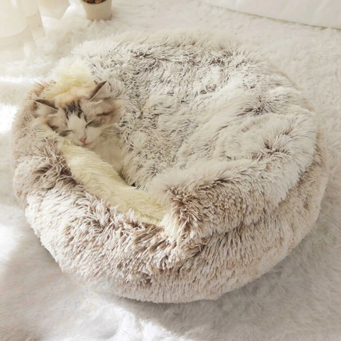 Cozy Faux Fur Pet Nest - BTL Brands