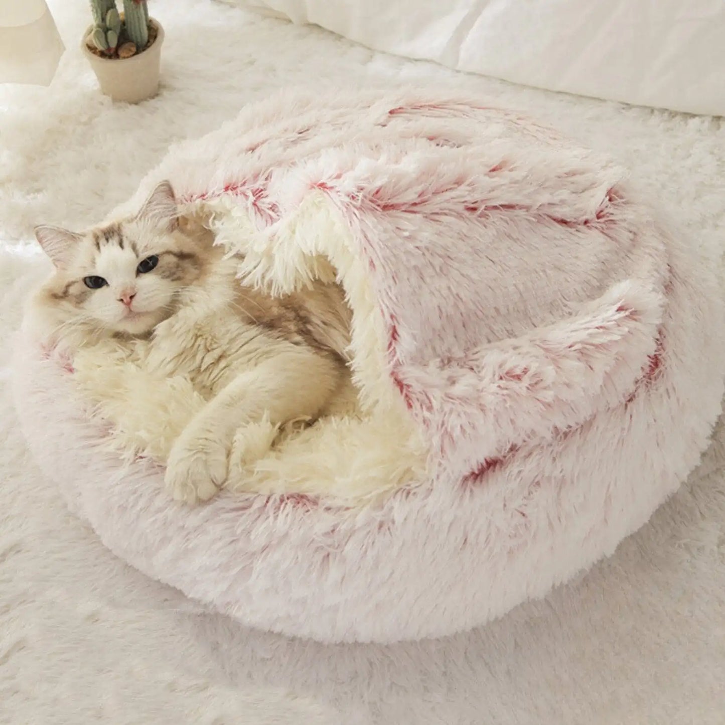 Cozy Faux Fur Pet Nest - BTL Brands